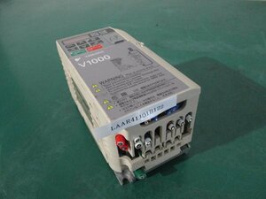 中古 YASKAWA V1000 Inverter CIMR-VA2A0002BSA インバーター 0.4KW/0.2KW AC3PH 200-240V 50/60Hz(LAAR41101B122)