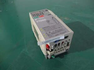 中古 YASKAWA V1000 Inverter CIMR-VA2A0002BSA インバーター 0.4KW/0.2KW AC3PH 200-240V 50/60Hz(LAAR41101B114)