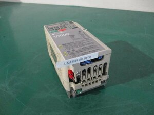 中古 YASKAWA V1000 Inverter CIMR-VA2A0002BSA インバーター 0.4KW/0.2KW AC3PH 200-240V 50/60Hz(LAAR41101B108)