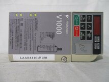 中古 YASKAWA V1000 Inverter CIMR-VA2A0002BSA インバーター 0.4KW/0.2KW AC3PH 200-240V 50/60Hz(LAAR41101B128)_画像1