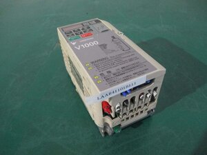 中古 YASKAWA V1000 Inverter CIMR-VA2A0002BSA インバーター 0.4KW/0.2KW AC3PH 200-240V 50/60Hz(LAAR41101B111)