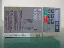 中古 YASKAWA V1000 Inverter CIMR-VA2A0002BSA インバーター 0.4KW/0.2KW AC3PH 200-240V 50/60Hz(LAAR41101B104)_画像6