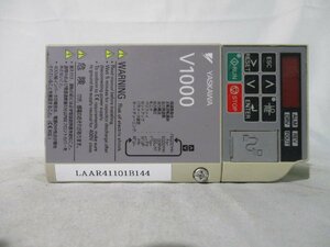 中古 YASKAWA V1000 Inverter CIMR-VA2A0002BSA インバーター 0.4KW/0.2KW AC3PH 200-240V 50/60Hz(LAAR41101B144)
