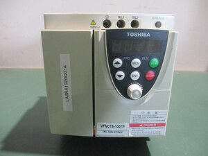 中古 TOSHIBA VFNC1S-1007P 0.75KW-1.6KVA-1HPインバータ 115V(LABR41020C014)