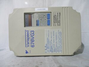 中古 YASKAWA CLASS INVERTER CIMR-VGA20P7 AC 3PH 0-200V 1.5KVA(LAAR41115B090)