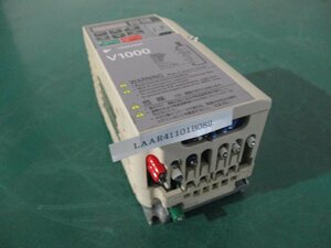 中古 YASKAWA V1000 Inverter CIMR-VA2A0002BSA インバーター 0.4KW/0.2KW AC3PH 200-240V 50/60Hz(LAAR41101B089)