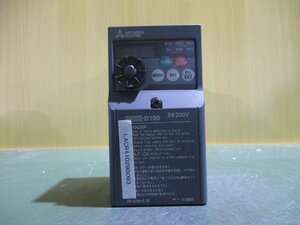 中古 MITSUBISHI FR-D720-0.2K 200V インバーター(LACR41029B093)