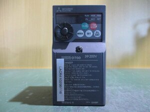 中古 MITSUBISHI FR-D720-0.1K 200V インバーター(LACR41029B116)