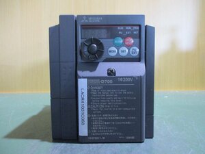 中古 MITSUBISHI FR-D720S-1.5K 200V インバータ(LACR41031C068)