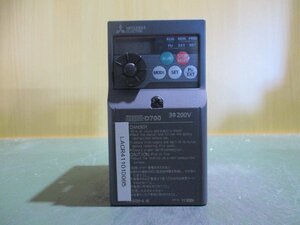 中古 MITSUBISHI FR-D720-0.4K 200V インバーター(LACR41101D085)