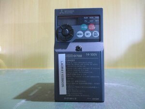 中古 MITSUBISHI インバータ FR-D710W-0.2K(LADR41103B035)