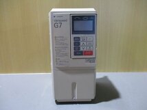 中古 YASKAWA CIMR-G7A20P7 インバータ 240V 7.2A(LADR41116D011)_画像4