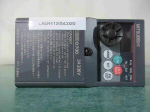 中古 MITSUBISHI FR-D720-0.2K 200V インバーター(LAER41205C020)