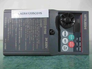 中古 MITSUBISHI FR-D720-0.1K 200V インバーター(LAER41205C015)