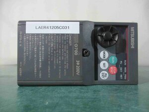 中古 MITSUBISHI FR-D720-0.1K 200V インバーター(LAER41205C031)