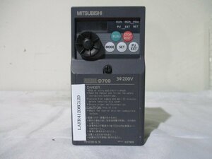 中古 MITSUBISHI FR-D720-0.1K 200V インバーター(LAER41206C120)