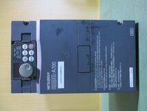 中古 MITSUBISHI FREQROL-A700 INVERTER FR-A720-1.5K インバーター 1.5kW(LAFR41220B004)_画像3