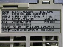 中古 YASKAWA Vs mini J7 CIMR-J7AA20P4 インバータ(LAJR50607B086)_画像5