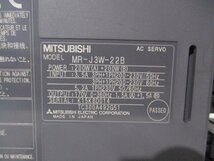 中古 MITSUBISHI シーケンサ ACサーボ MR-J3W-22B(LBVR40914C023)_画像3