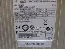 中古 YASKAWA SERVOPACK SGDV-R90A01B サーボパック 200V 100W(LCER50218B120)_画像3