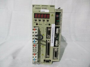 中古 YASKAWA電機サーボパック サーボドライブ SGDH-01AE/JUSP NS100 200V(LCGR40801E004)