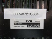 中古 IKO ナノリニアNT専用ドライバーTDL TDL1-1600 SERVO DRIVER 日本トムソン(LCHR40721C004)_画像3