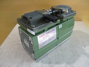 中古 ULVAC DIAPHRAGM VACUUM PUMP DA-60D ダイヤフラム真空ポンプ(MAER41223C001)