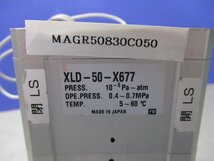 中古 SMC XLD-50-X677 HIGH CACUUM VALVE 高真空L型バルブ(MAGR50830C050)_画像7