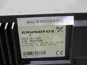 中古 EMI GRUNDFOS DDI 209-5 5D-10305(MACR40929A002)