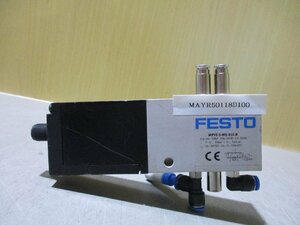 中古 FESTO Proportional directional control valve MPYE-5-M5-010 B 比例方向制御弁(MAYR50118D100)