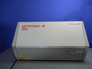中古 HONEYWELL MICROTRAC HRA 9320-X100 粒度分布測定装置 通電OK(PAYR50724E005)