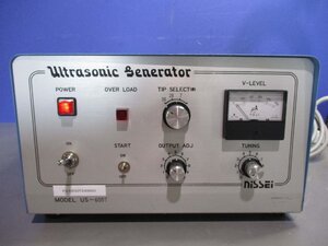 中古 NIHONSEIKI ULTRASONIC GENERATOR US-600T 超音波発生器 AC100V 600W 通電OK(PAXR50724B001)