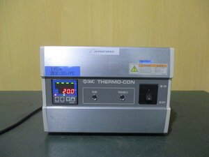 中古 SMC THERMO-CON HEBC002-WB10 恒温槽内の液体を精密温調コントローラのみ 通電OK(PAYR50713C013)