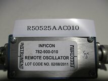 中古 INFICON 782-900-010 REMOTE OSCILLATOR リモートオシレーター(R50525AAC010)_画像3