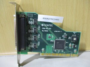 中古 CONTEC COM-4CL-PCI NO.7362A シリアル通信 PCI ボード(R50527BCD063)