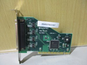 中古 CONTEC COM-4CL-PCI NO.7362A シリアル通信 PCI ボード(R50527BCD067)