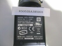 中古 SONY 5MEGA CCD XCL-5005 CameraLink接続500万画素カラーカメラ FA用産業用(R50529ABE003)_画像3