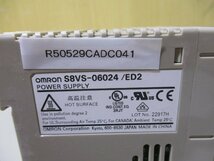 中古 OMRON POWER SUPPLY S8VS-06024/ED2 パワーサプライ(R50529CADC041)_画像3