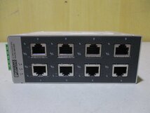 中古 Phoenix Contact FL SWITCH SFNT 8TX Industrial Ethernet switch 10 / 100 MBit/s(R50601CACB053)_画像3