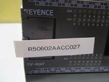 中古KEYENCE PLC KV-40AT 表示機能内蔵超小型PLC(R50602AACC027)_画像7