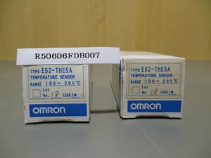 新古 Omron E52-THE5A 温度センサ 2個(R50606FDB007)