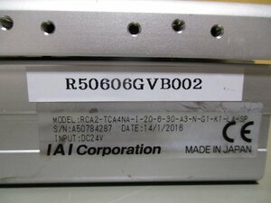 中古 IAI RCA2-TCA4NA-I-20-6-30-A3-N-G1-K1-LA-SP ロボシリンダ テーブルタイプ(R50606GVB002)