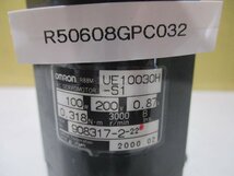中古 OMRON AC SERVO MOTOR R88M-UE10030H-S1 ACサーボモーター 100W(R50608GPC032)_画像2