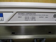 中古 KEYENCE SJ-E084A ハイブリッド型超高速センシングイオナイザ バータイプ本 4個(R50614KBE027)_画像5