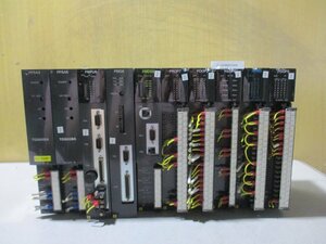 中古 TOSHIBA PPIN5 PAOP6 PDOP5*2 PROP7 PMDS5 PSIO5 PMPU6 PPSA6 PPSA5 プログラマブルコントローラ(R50616BVC005)