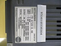 中古 MITSUBISHI INVERTER FR-A720-0.4Ｋ インバーター(R50619DDE004)_画像2