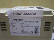 中古 Panasonic MBSK043CSA04 周波数変換器 135V 2.9A 400W(R50619DCC049)_画像2