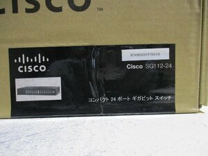 新古 Cisco Systems SG112-24 コンパクト24ポートギガビットスイッチ(R50620FFB018)