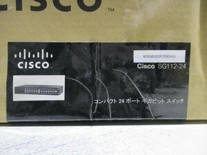 新古 Cisco Systems SG112-24 コンパクト24ポートギガビットスイッチ(R50620FFB010)