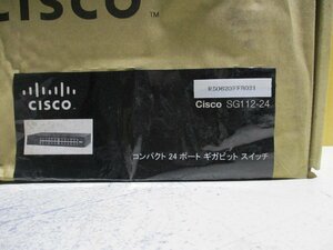 新古 Cisco Systems SG112-24 コンパクト24ポートギガビットスイッチ(R50620FFB021)